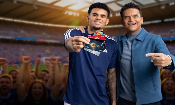 Luis Díaz y Silvestre Dangond serán los embajadores de Experiencias Aval en la Copa Mundial de la FIFA 26™, gracias a Visa